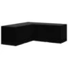VidaXL - Tuinmeubel Hoes - Zwart - Polyetheen - 250 X 250 X 90 Cm 1 VidaXL - Tuinmeubel Hoes - Zwart - Polyetheen - 250 X 250 X 90 Cm -Meubelpromotie 1000145221