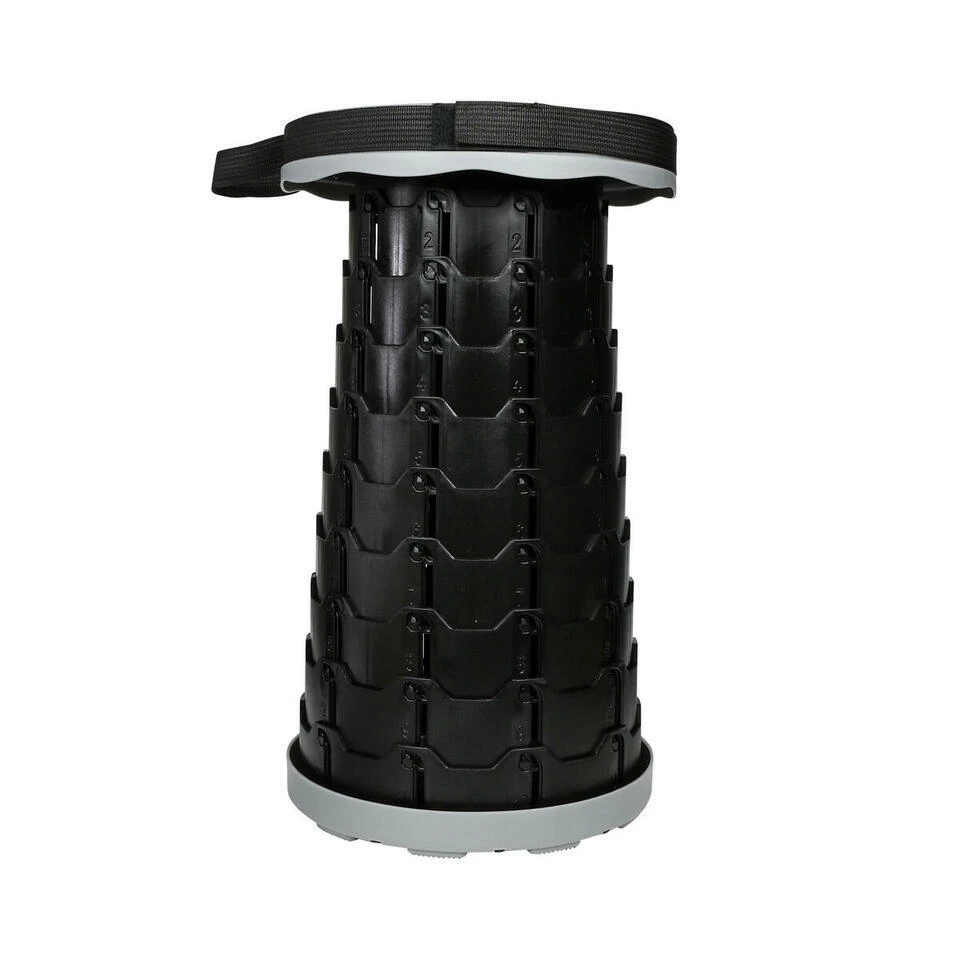 Benson Opvouwbare Kruk - Grijs - Kunststof - Inklapbare Stoel 3 Benson Opvouwbare Kruk - Grijs - Kunststof - Inklapbare Stoel