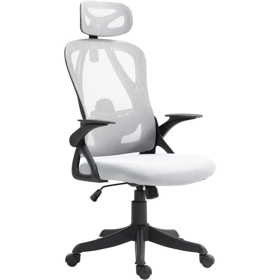 CLP Bureaustoel Taos Zwart Frame - Stof - Grijs 3 CLP Bureaustoel Taos Zwart Frame - Stof - Grijs