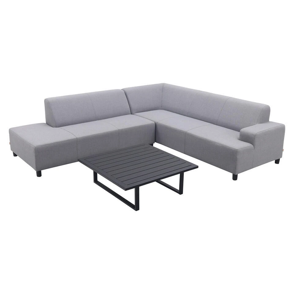 Malaga/Cuba - Hoekbank Loungeset Chaise Longue - Lichtgrijs 3 Malaga/Cuba - Hoekbank Loungeset Chaise Longue - Lichtgrijs