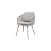 VDG Ohio Dining Chair Aluminium/rope - Mokka 2 VDG Ohio Dining Chair Aluminium/rope - Mokka -Meubelpromotie 1000157500