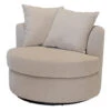 Fauteuil Beige Stof - Zithoogte 45cm - Thony Luxe -Meubelpromotie 1000158979
