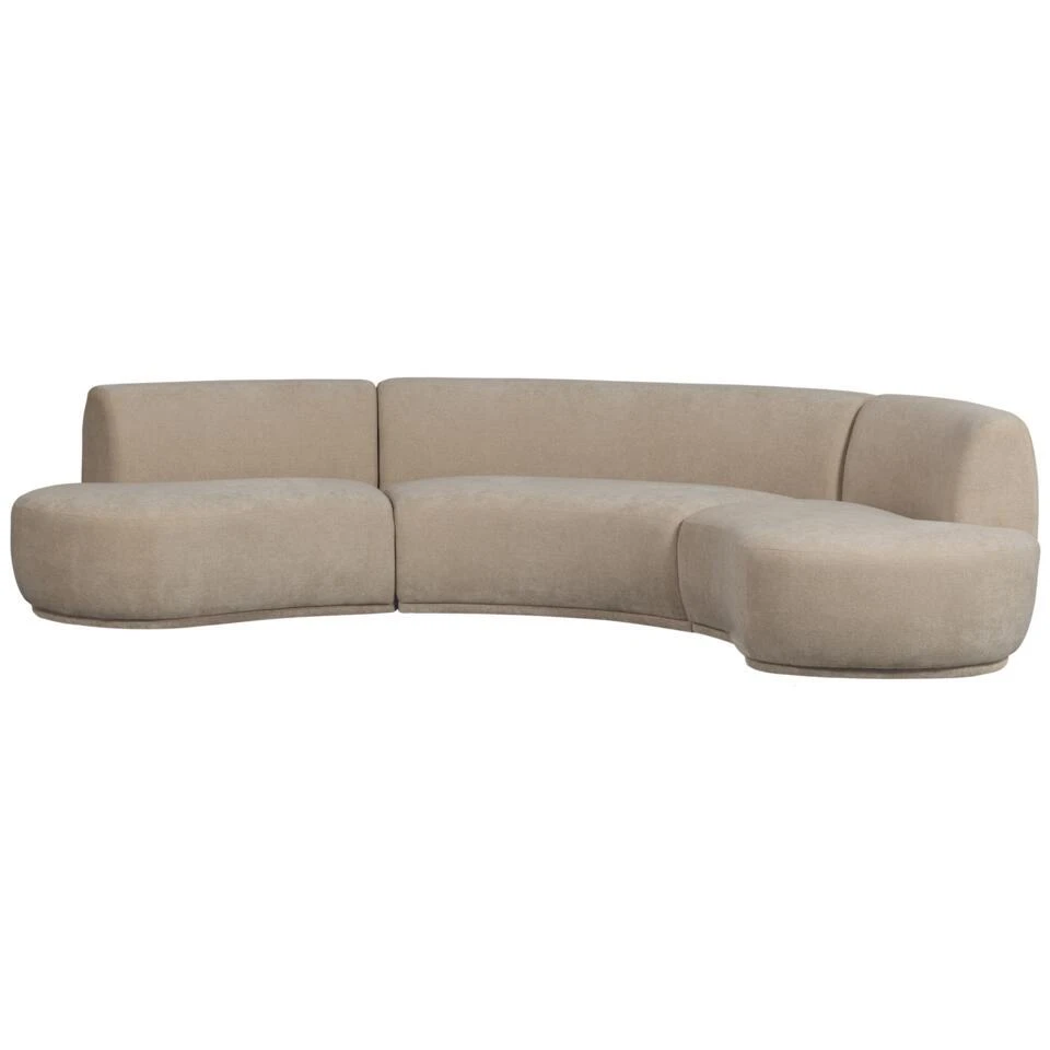 WOOOD Batavier Bank - Polyester - Naturel - 75x336x180 3 WOOOD Batavier Bank - Polyester - Naturel - 75x336x180