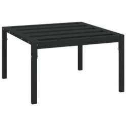 VidaXL - Tuintafel - Zwart - Staal - 60x60x35 Cm