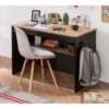 New York - Bureau - Tienerkamer - 58x110x75 Cm - Zwart 1 New York - Bureau - Tienerkamer - 58x110x75 Cm - Zwart -Meubelpromotie 1000168023