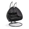 Merkloos HOME DELUXE Polyrotan Hangstoel TWIN Zwart Pure 1 Merkloos HOME DELUXE Polyrotan Hangstoel TWIN Zwart Pure -Meubelpromotie 1000168975