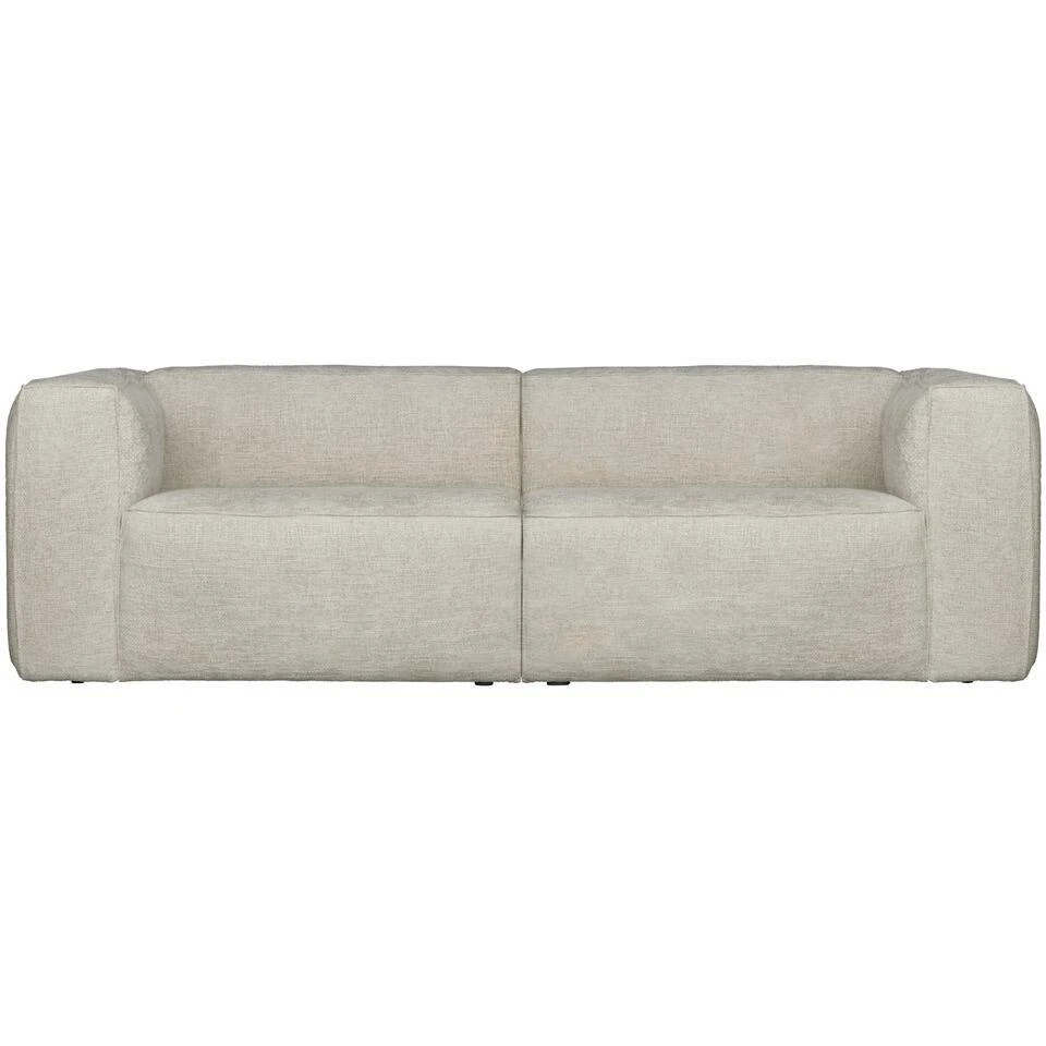 WOOOD Bean 3,5-Zits Bank - Melange - Naturel - 73x246x96 3 WOOOD Bean 3,5-Zits Bank - Melange - Naturel - 73x246x96