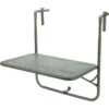 Pro Garden Balkon Tafel - Metaal - Groen - 60 X 43 Cm 2 Pro Garden Balkon Tafel - Metaal - Groen - 60 X 43 Cm -Meubelpromotie 1000171404