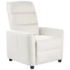 SANDE - Relaxfauteuil - Gebroken Wit - Stof -Meubelpromotie 1000174107