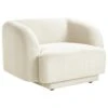 SKJANES - Fauteuil - Lichtbeige - Polyester -Meubelpromotie 1000174123