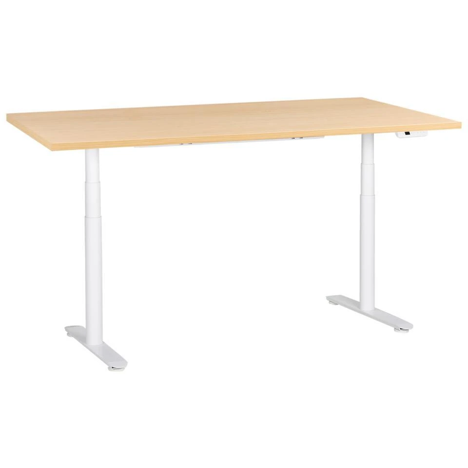 DESTINAS - Elektr Bureau - Wit/Lichtbruin - 180 X 72 Cm - Vezelplaat 3 DESTINAS - Elektr Bureau - Wit/Lichtbruin - 180 X 72 Cm - Vezelplaat