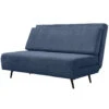 Mallory - Slaapbank 140 Cm In Blauwe Stof 1 Mallory - Slaapbank 140 Cm In Blauwe Stof -Meubelpromotie 1000176536