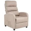 OTUS - Relaxfauteuil - Taupe - Polyester 2 OTUS - Relaxfauteuil - Taupe - Polyester -Meubelpromotie 1000177030