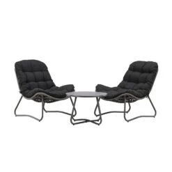 Svea - Mustafa Loungeset - Grijs/zwart