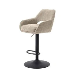 Nordic Home - Coleen Verstelbare Barstoel - Beige