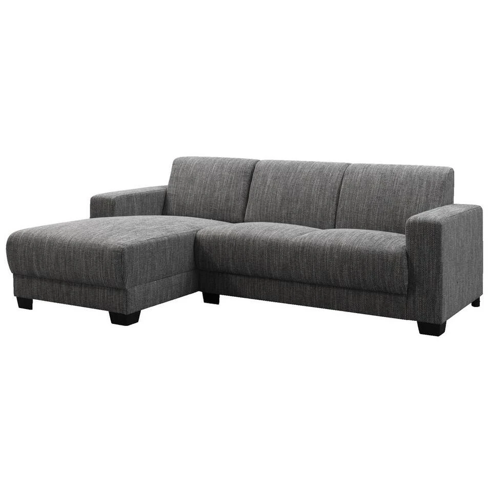 Hoekbank Aberdeen Links - Stof - Grijs 4 Hoekbank Aberdeen Links - Stof - Grijs - Afbeelding 2