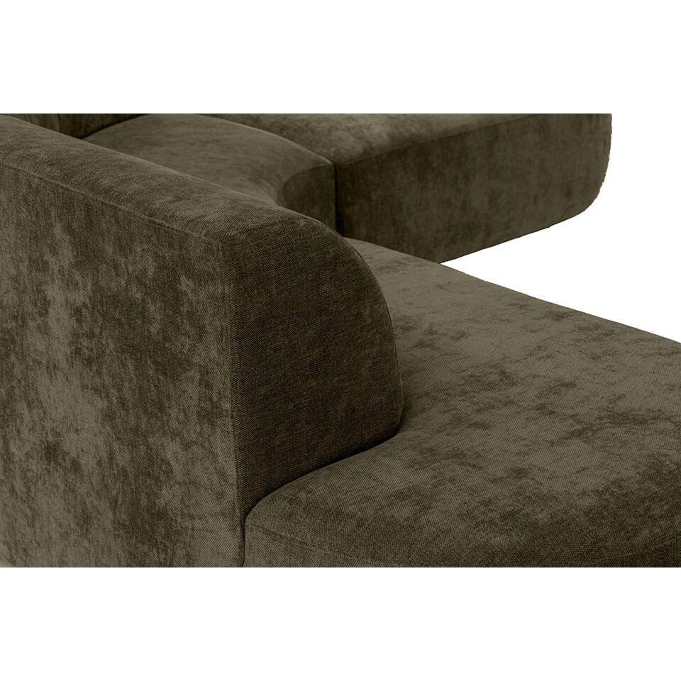 Hoekbank Luna Rond - Stof Rebel - Vergrijsd Groen 11 Hoekbank Luna Rond - Stof Rebel - Vergrijsd Groen - Afbeelding 9