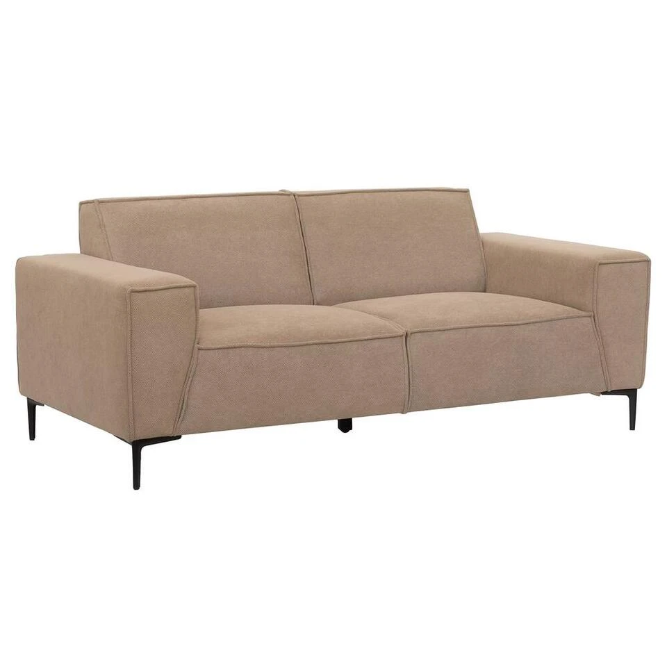 Bank Romy - 2-zits - Stof Curio - Beige 4 Bank Romy - 2-zits - Stof Curio - Beige - Afbeelding 2