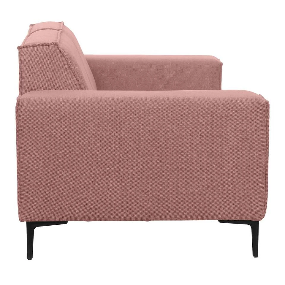 Bank Romy 2-zits - Stof Curio - Roze 6 Bank Romy 2-zits - Stof Curio - Roze - Afbeelding 4