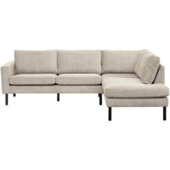 Hoekbank Collin Rechts - Crème