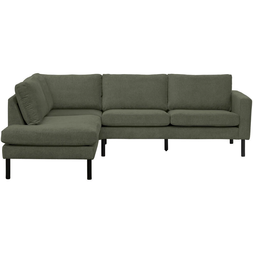 Hoekbank Collin Links - Groen 3 Hoekbank Collin Links - Groen