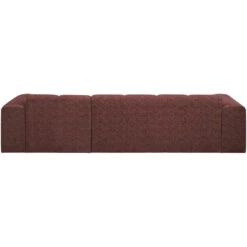 Hoekbank Beau Rechts - Raven - Wijnrood -Meubelpromotie 10108207 0900