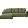 Bank Elsa Met Chaise Longue Links - Stof Anthology - Groen