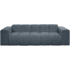 Bank Beau 3-zits - Stof Raven - Donkerblauw