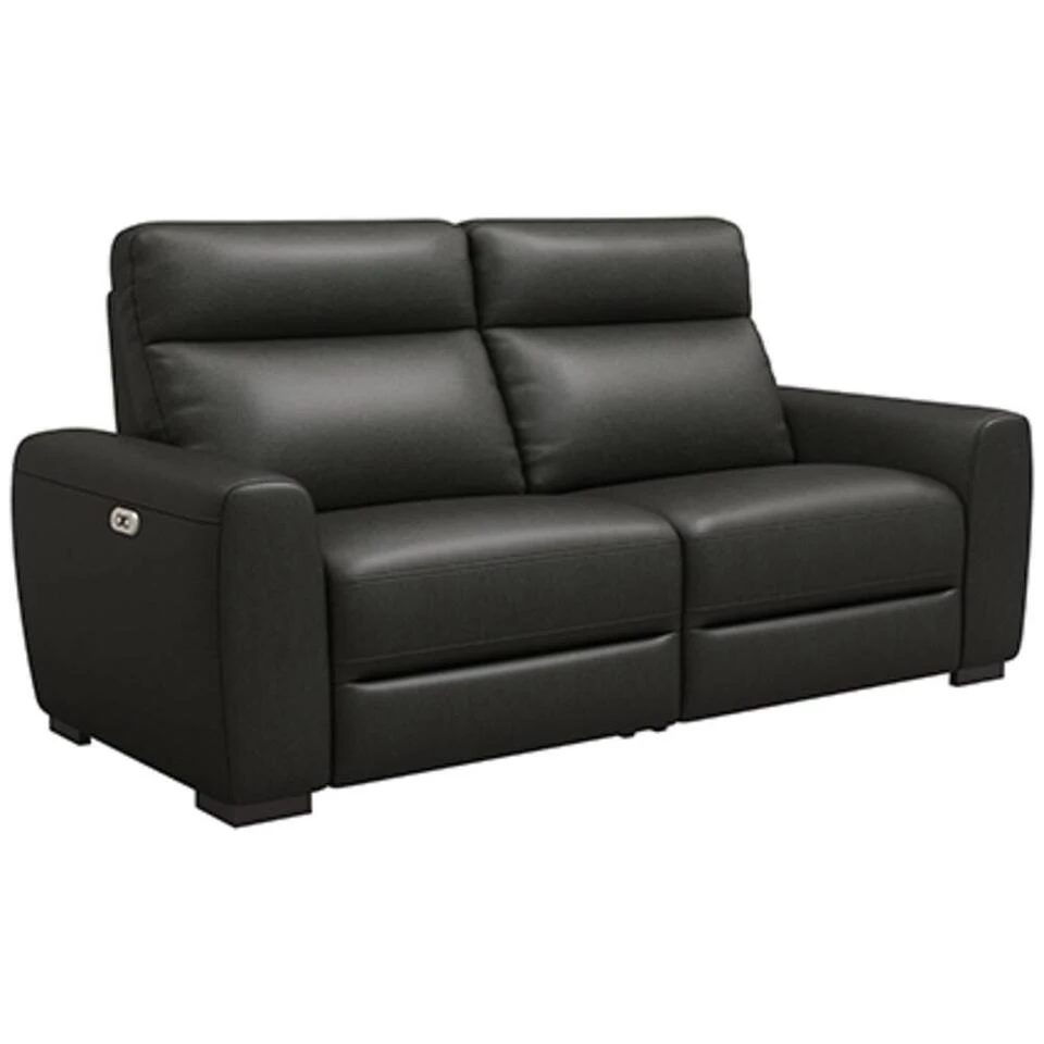 Bank James Verstelbaar 3-zits - Stof Melbourne - Zwart 4 Bank James Verstelbaar 3-zits - Stof Melbourne - Zwart - Afbeelding 2