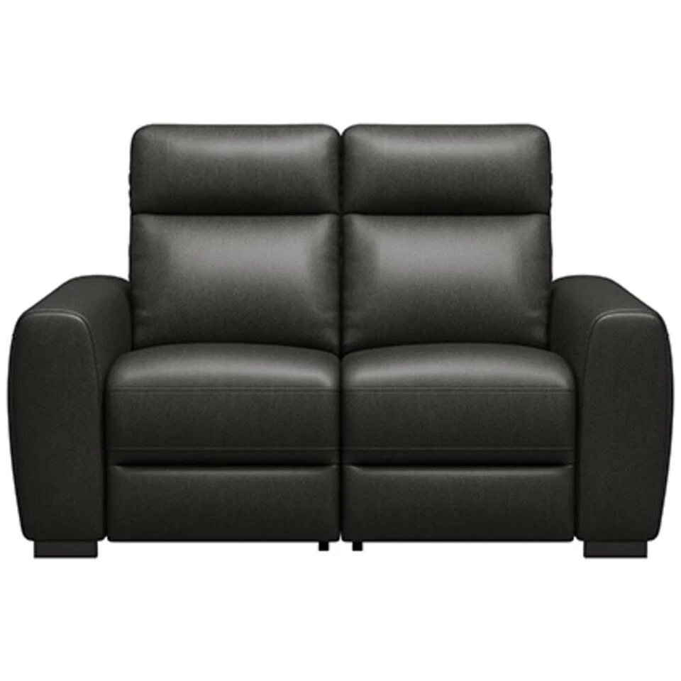 Bank James 2-zits - Stof Melbourne - Zwart 3 Bank James 2-zits - Stof Melbourne - Zwart