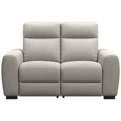 Bank James Verstelbaar 2-zits - Stof Gaucho - Lichtgrijs