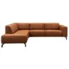 Hoekbank Otis Links - Cognac -Meubelpromotie 10112060