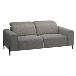 Bank Dave 3-zits - Elektrisch Verstelbaar - Stof Pure - Grijs -Meubelpromotie 10112253 0300