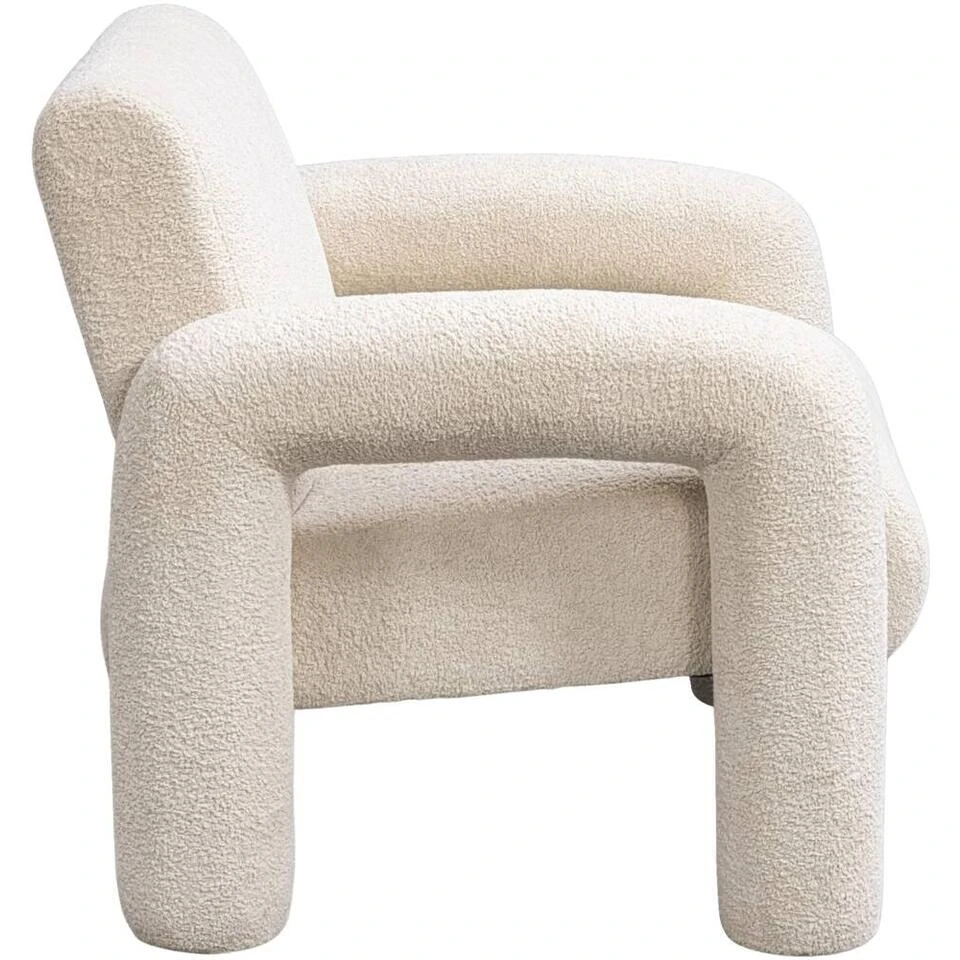 Fauteuil Puck - Crème 5 Fauteuil Puck - Crème - Afbeelding 3