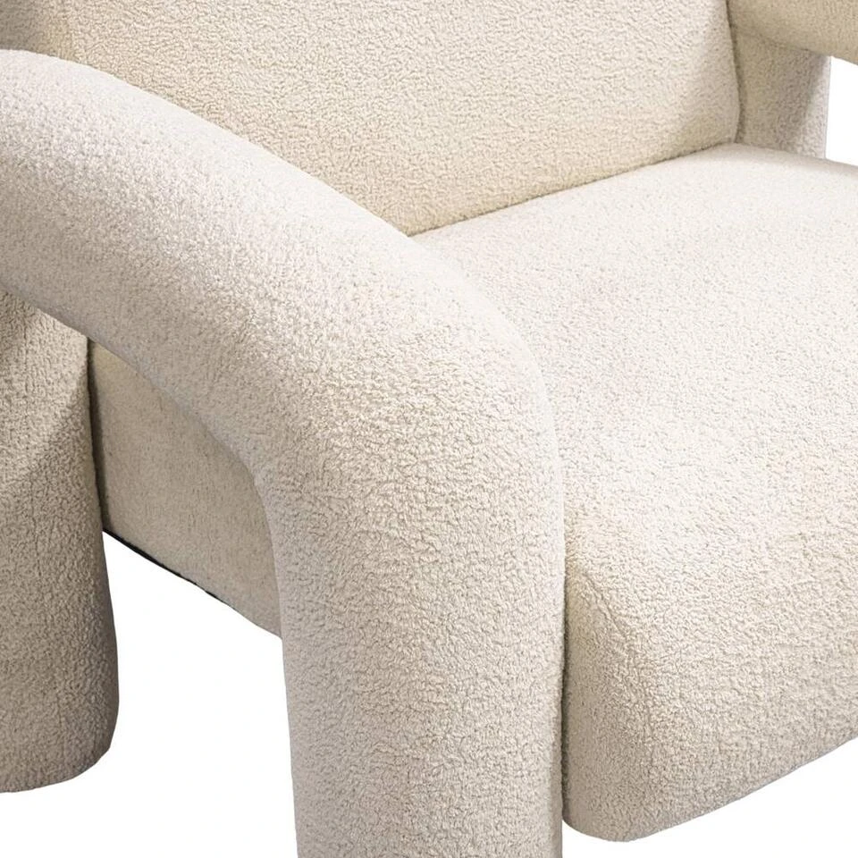 Fauteuil Puck - Crème 7 Fauteuil Puck - Crème - Afbeelding 5