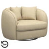 Loveseat Enzio - Stof Elephant - Beige 2 Loveseat Enzio - Stof Elephant - Beige -Meubelpromotie 10201257