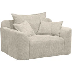Loveseat Elsa - Stof Eden - Beige 23 Loveseat Elsa - Stof Eden - Beige -Meubelpromotie 10201304 0300
