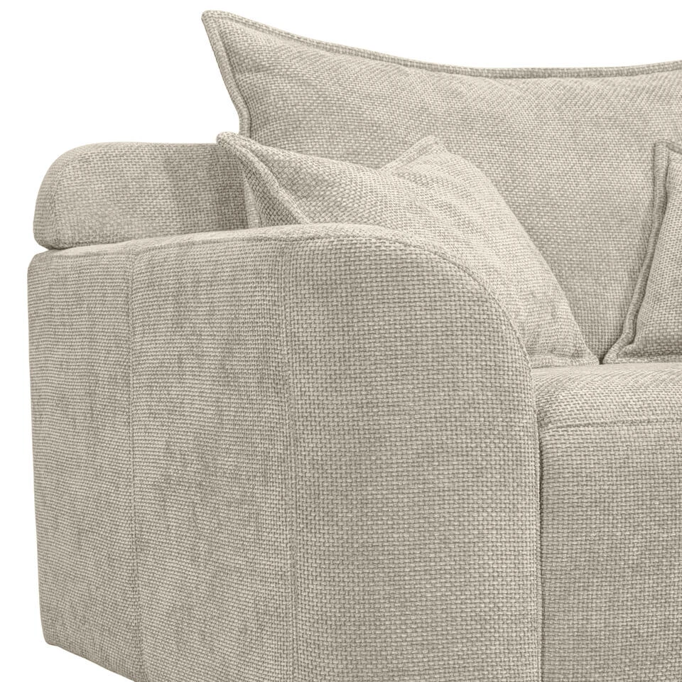 Loveseat Elsa - Stof Eden - Beige 10 Loveseat Elsa - Stof Eden - Beige - Afbeelding 8