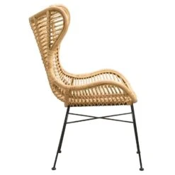 Fauteuil Jasmine - Rotan/metaal - Naturel -Meubelpromotie 10207005 8000
