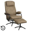 Relaxfauteuil Vincent Incl. Hocker - Taupe -Meubelpromotie 10209893