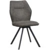 Eetkamerstoel Raffy - Stof - Antraciet 1 Eetkamerstoel Raffy - Stof - Antraciet -Meubelpromotie 10307244