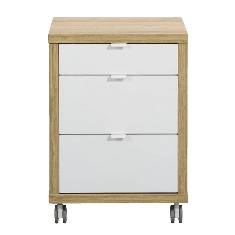 Ladeblok Schema - Eikenkleur - 61,5x45x45 Cm 3 Ladeblok Schema - Eikenkleur - 61,5x45x45 Cm