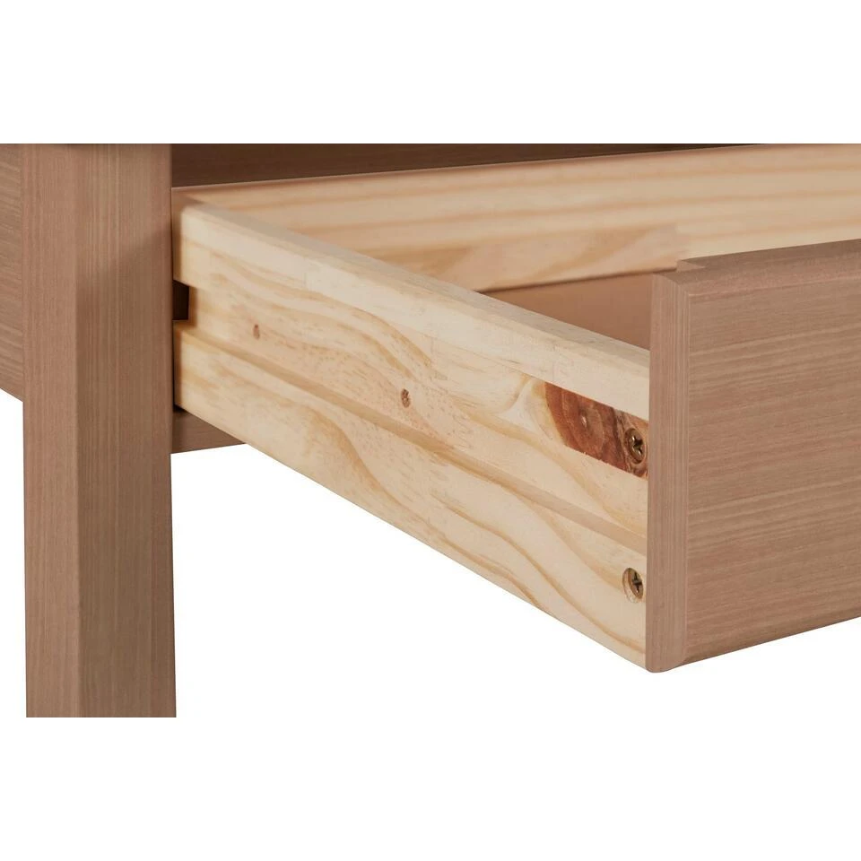 Gava - Bureau Met 2 Laden In Grenen Natuur 7 Gava - Bureau Met 2 Laden In Grenen Natuur - Afbeelding 5