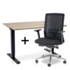 MRC COMFORT Set - Zit-sta Bureau + Stoel - 120x80 - Robuust Eiken 1 MRC COMFORT Set - Zit-sta Bureau + Stoel - 120x80 - Robuust Eiken -Meubelpromotie 1164844997