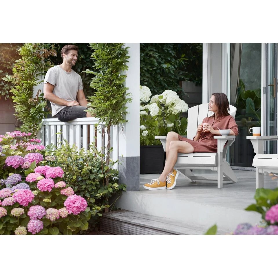 Keter Troy Adirondack Tuinstoel - Set Van 2 - 85x80x96.5cm - Wit 18 Keter Troy Adirondack Tuinstoel - Set Van 2 - 85x80x96.5cm - Wit - Afbeelding 16