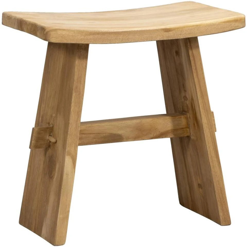 Kruk Yani - Naturel - 48x29x50 Cm 4 Kruk Yani - Naturel - 48x29x50 Cm - Afbeelding 2