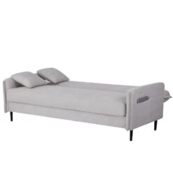 Slaapbank 3-Zits - Stof Beige - Zithoogte 47cm - 200x85x87cm - Torvi -Meubelpromotie 120d1c04b40a42fa93a0ab87955da5ad