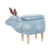 Beliani Hocker REINDEER - Blauw Polyester -Meubelpromotie 1231194585