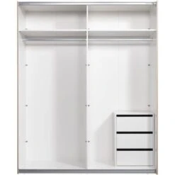 Ladeblok Bergamo - Wit - 70,2x51x39,9 Cm 9 Ladeblok Bergamo - Wit - 70,2x51x39,9 Cm -Meubelpromotie 12404610 9000