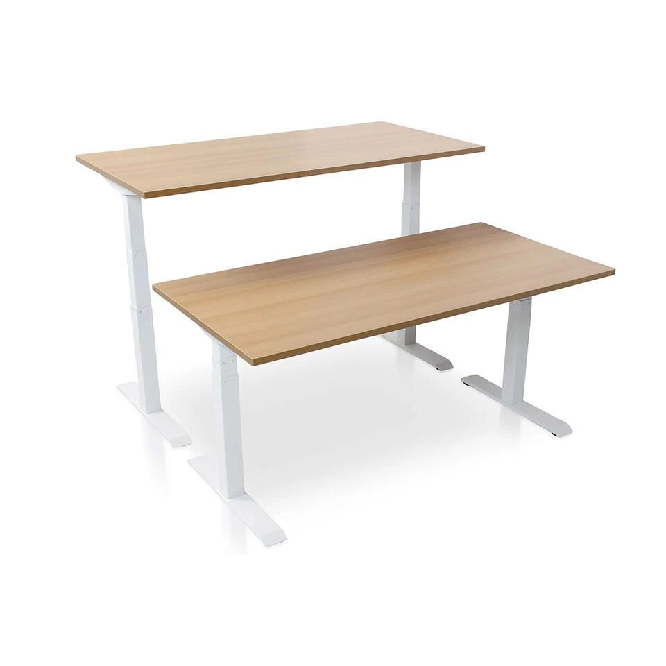 MRC PRO Elektrisch ARBO Zit-sta Bureau - 160x80 Cm - Havanna 4 MRC PRO Elektrisch ARBO Zit-sta Bureau - 160x80 Cm - Havanna - Afbeelding 2